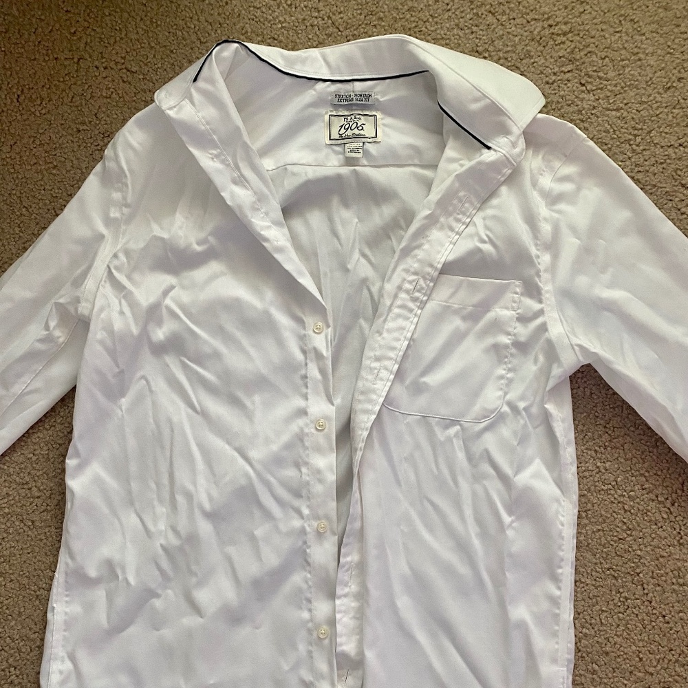 Jos. A. Bank Stretch - Non Iron Extreme Slim Fit Long Sleeve Button-Up Shirt